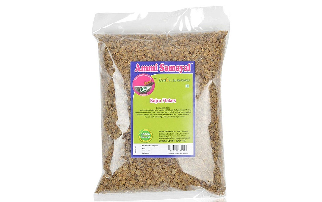 Ammi Samayal Bajra Flakes (Poha)    Pack  500 grams